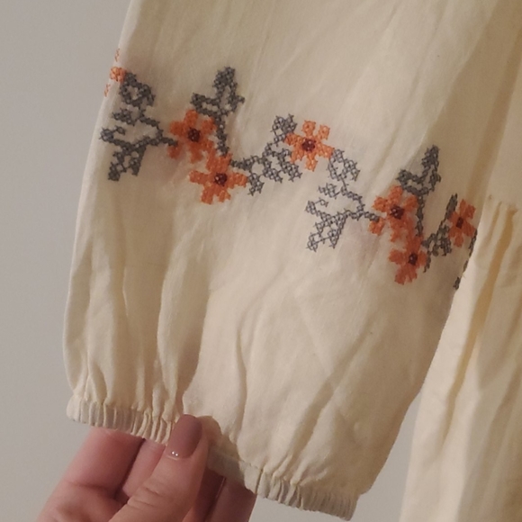 ROOLEE cream embroidered dress - Picture 2 of 5